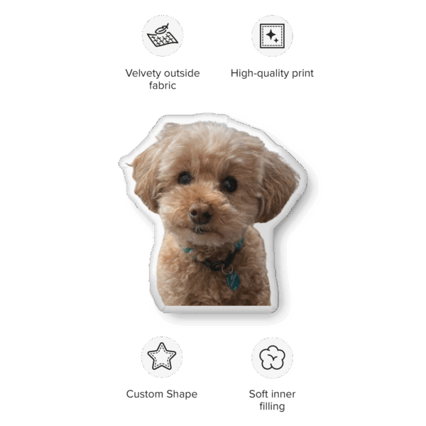 Custom Shape Pet Pillow - Image 2