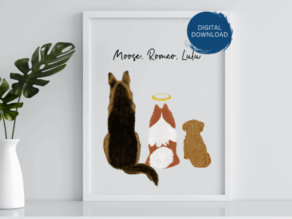 Custom Pet Loss Print (Digital Download) - Image 2